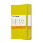 Джобен тефтер Moleskine - Classic, с твърди корици и линирани страници, жълт