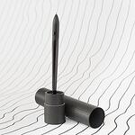 Химикалка Pininfarina - Sostanza Ink - Shadow Black, черна