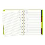Тефтер Filofax Notebook Saffiano A5 Pear със скрита спирала и линирани листа