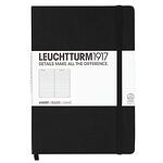 Тефтер А5 Leuchtturm1917 Notebook Medium Black, твърди корици