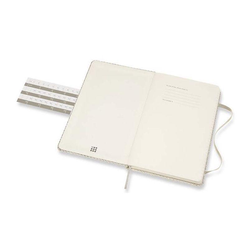 Тефтер Moleskine Limited Editions Blend Jacquard Weave Beige с твърди