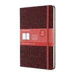 Тефтер Moleskine Limited Editions Blend Collection Red Tissu с твърди корици и линирани страници