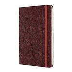 Тефтер Moleskine Limited Editions Blend Collection Red Tissu с твърди корици и линирани страници