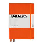 Тефтер А5 Leuchtturm1917 Notebook Medium, твърди корици, Оранжев, на редове A5