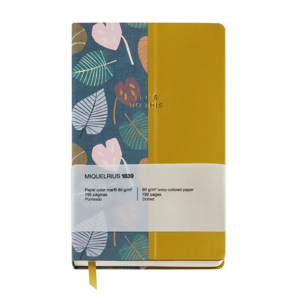 Тефтер Miquelrius - Autumn Leaves, Green-Ochre