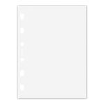 Пълнител за органайзер Filofax Pocket - прозрачно джобче / плик с горно отваряне