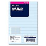 Пълнител за органайзер Filofax Pocket - 20 сини линирани листа с широки редове