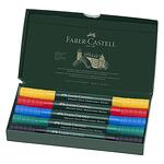 Комплект маркери Faber-Castell - Albrecht Dürer, акварелни, 5 цвята
