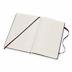Кадифен тъмносин тефтер Moleskine Limited Edition Rolling Stones с широки редове