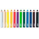 Цветни моливи Lamy 3plus - 12x цвята, с oстрилка, в калъф
