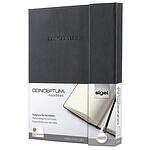 Бележник Sigel CONCEPTUM, A5, на редове, твърди корици, черен, магнитно затваряне