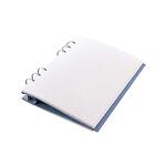 Тефтер Filofax - Clipbook Classic Pastels, A5 Notebook, Vista Blue, с метални рингове