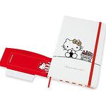 Голям бял тефтер Moleskine - Limited Edition Hello Kitty с нелинирани страници