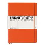 Тефтер А4+ Leuchtturm1917 Notebook Master Slim, твърда корица, Orange, редове