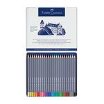 Комплект цветни моливи Faber-Castell - Goldfaber Aqua, акварелни, 24 цвята