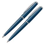 Комплект химикалка и автоматичен молив Scrikss Vintage 33 Navy Blue CT