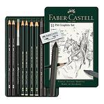 Комплект моливи и аксесоари Faber-Castell - Pitt Graphite Set, 11 части