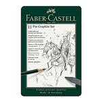 Комплект моливи и аксесоари Faber-Castell - Pitt Graphite Set, 11 части