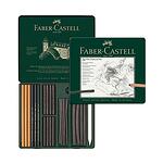 Комплект въглени Faber-Castell - Pitt Charcoal, 24 броя