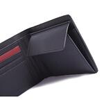 Мъжки портфейл Nava - Metro, 4x отделения за карти, RFID - защита и монетник, черно/червено