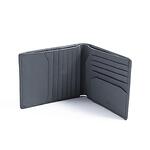 Мъжки портфейл Nava - Smooth, 12x отделения за карти, сив