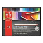 Комплект моливи Caran d`Ache - Luminance 6901, 40x цвята