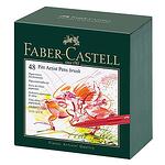 Маркер-четки Faber-Castell - Pitt Artist Pen, 48 цвята