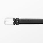 Кожен колан Montblanc Black