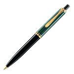 Химикалка Pelikan - Souveran 400 Series, Black/Green