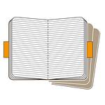 Комплект тефтери Moleskine - Cahier Journals, Kraft Brown, 13 х 21 см.