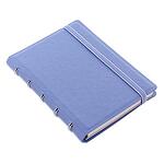 Тефтер Filofax - Classic Pastels Pocket Vista Blue, със скрита спирала, ластик и линирани листа