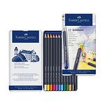Комплект моливи Faber-Castell - Goldfaber, 12 цвята