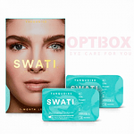 Едномесечни цветни лещи SWATI Turquoise, 2бр