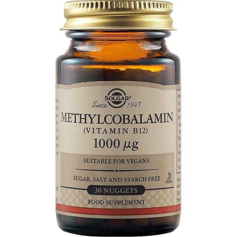 Solgar метилкобаламин витамин B12 таблетки 1000 мкг, 30 бр. | Солгар