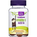 Webber Naturals KidZown витамин D3 гъми за деца таблетки 600 UI, 60 бр. | Вебер Натуралс, Кудзоун
