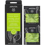 Apivita Express Beauty маска с кактус, 6 бр. х 2 х 8 мл | Апивита