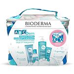 Bioderma ABCDerm промо несесер, измиващ гел, хидратиращо мляко, бебешка мицеларна вода, крем при зачервяване от пелени, 200 мл + 500 мл + 100 мл + 75 г | Биодерма, АБЦДерм