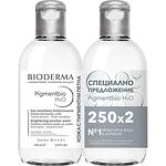 Bioderma Pigmentbio H2O мицеларна почистваща вода, 2 бр. х 250 мл, промо, 500 мл | Биодерма, Пигментбио