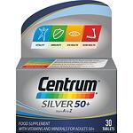 Centrum Silver 50+ A-Z с лутеин, витамини и минерали, 30 таблетки | Центрум