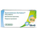 Teva Бромхексин 8 мг 20 таблетки | Тева