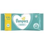 Pampers бебешки мокри кърпи без аромат сензитив 80 броя | Памперс