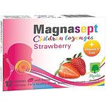 Magnalabs Магнасепт пастили за деца при възпалено гърло ягода 12 броя | Магналабс