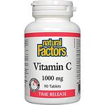 Natural Factors Vitamin C 1000 mg с биофлавони и удължено освобождаване 90 таблетки | Нейчъръл факторс