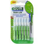 Gum Trav-Ler Интердентални четки за зъби 6 броя 1.1 мм зелени | Гъм, Трав-Лер