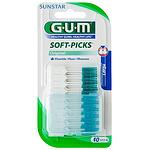 Gum Soft-Picks Клечки за зъби L размер със силиконов накрайник 40 броя | Гъм, Софт-Пикс