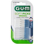 Gum Soft-Picks Клечки за зъби XL размер със силиконов накрайник 40 броя | Гъм, Софт-Пикс