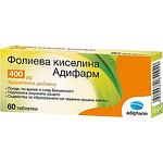 Adipharma Фолиева киселина 5 мг, 30 таблетки | Адифарм