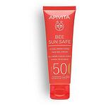 Apivita Bee Sun Safe Тониран слънцезащитен гел-крем SPF50 50 мл | Апивита, Бий Сън Сейф