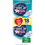 EveryDay Fresh Normal Ultra Plus памучни дамски превръзки с крилца 18 броя | ЕвриДей, Фреш