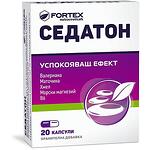 Fortex Седатон срещу стрес и безпокойство 20 капсули | Фортекс